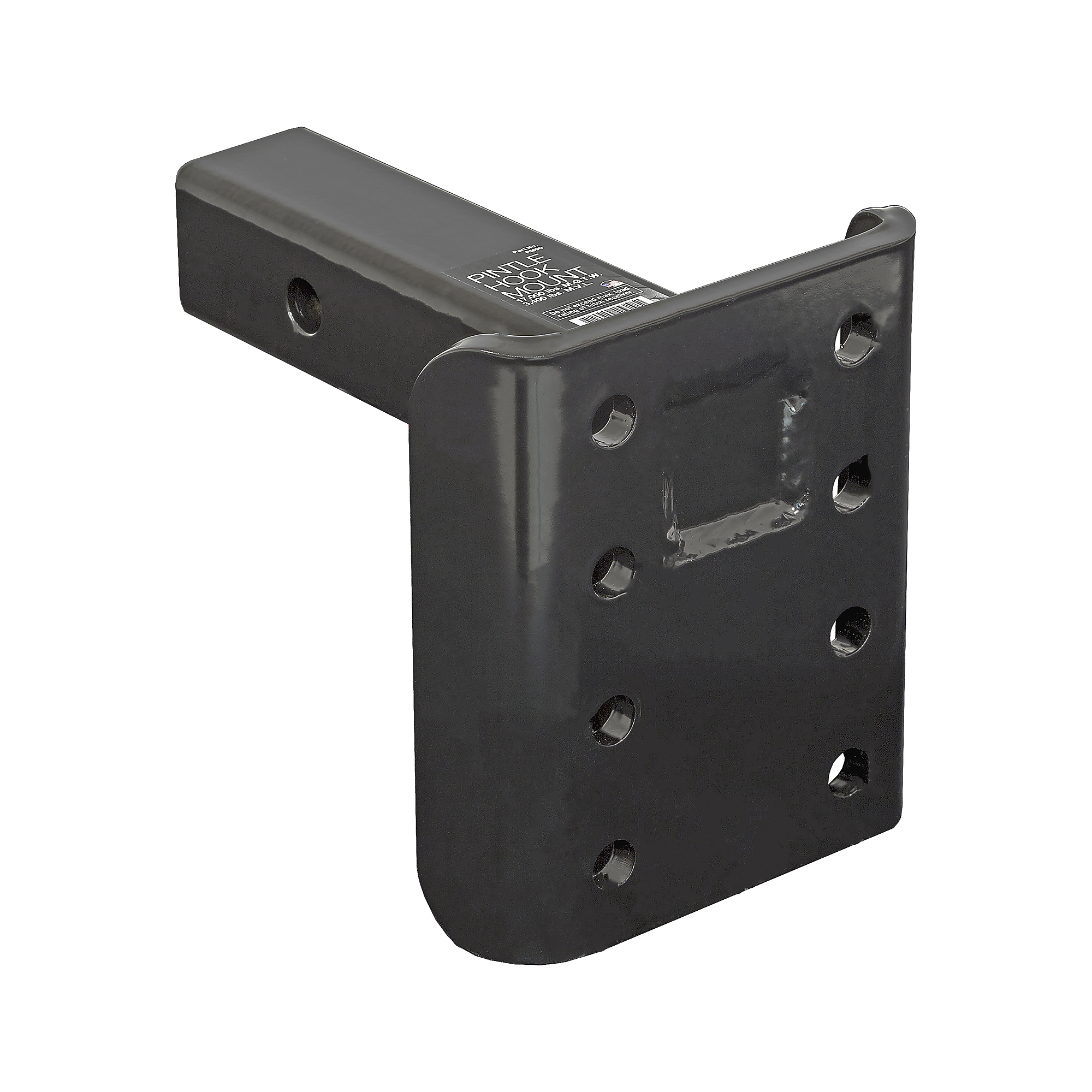 Buyers Products, 3-Position Pintle Mount Plate 2in. Hitch Reciever 9in. Shank, Model# PM90